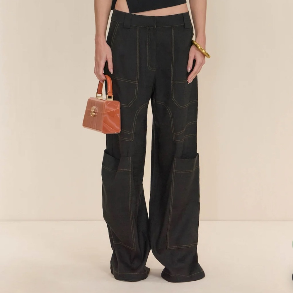 Cult Gaia Black WYNN Pants